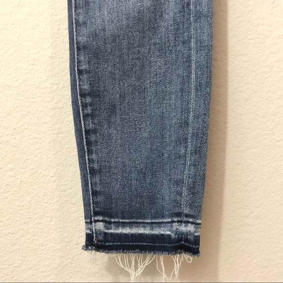 CLOSEOUT \7FAM\• Luxe Vintage Cropped Skinny Jeans with Let Down Hem - Picture 7 of 16